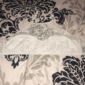 white swim top/bralette